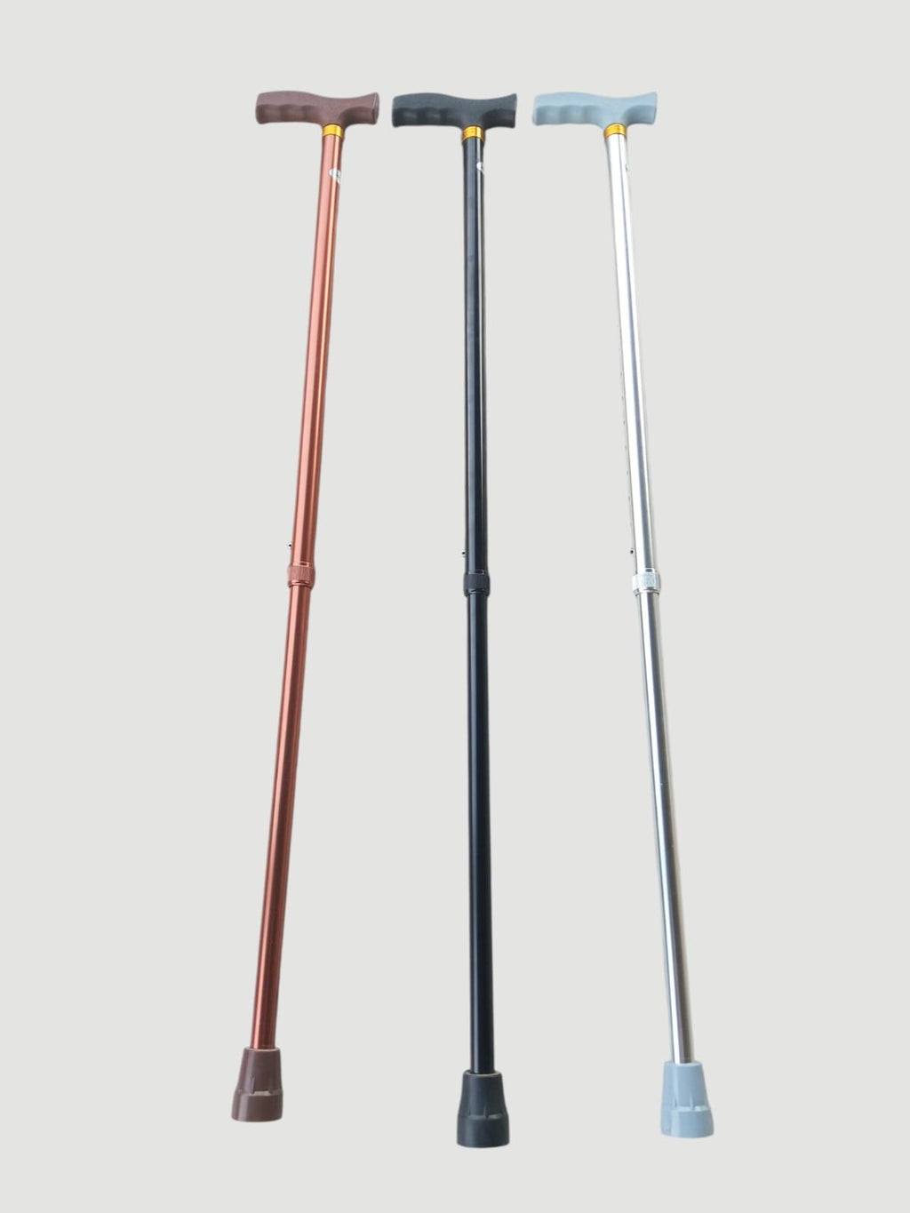 Premium Adjustable Aluminium Walking Stick – GREEN BROWN SAFA