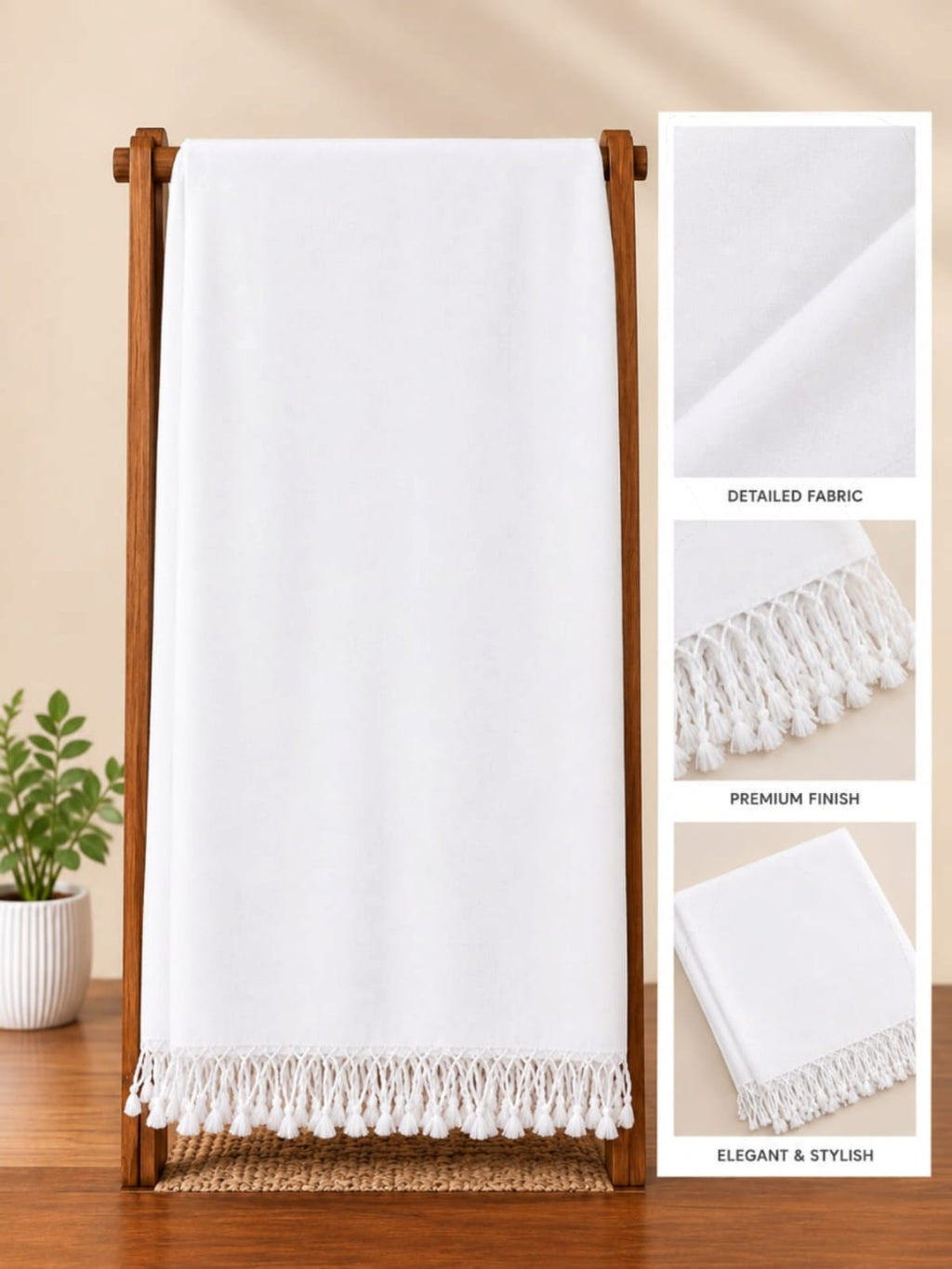 Pashmina Plane White