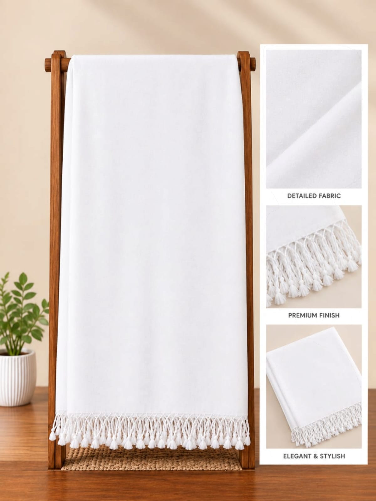 Pashmina Plane White