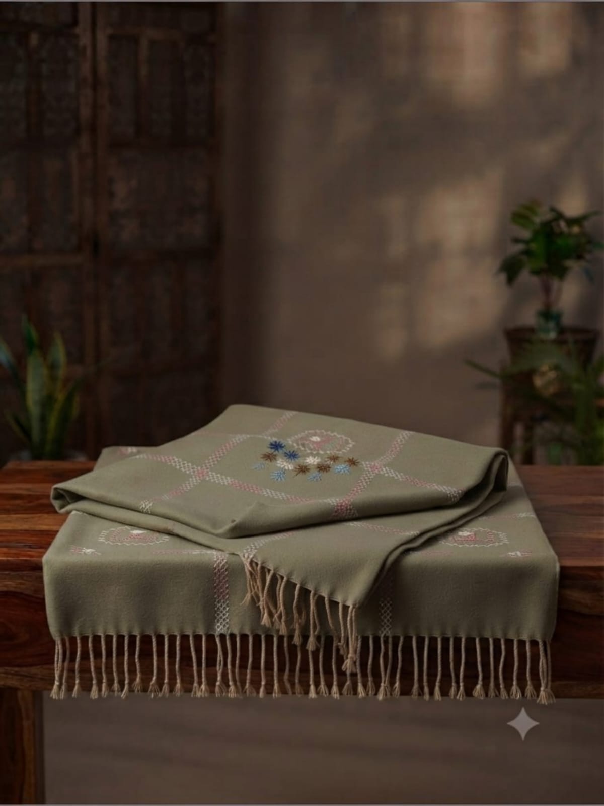 Pashmina wool Gray (Code 01)