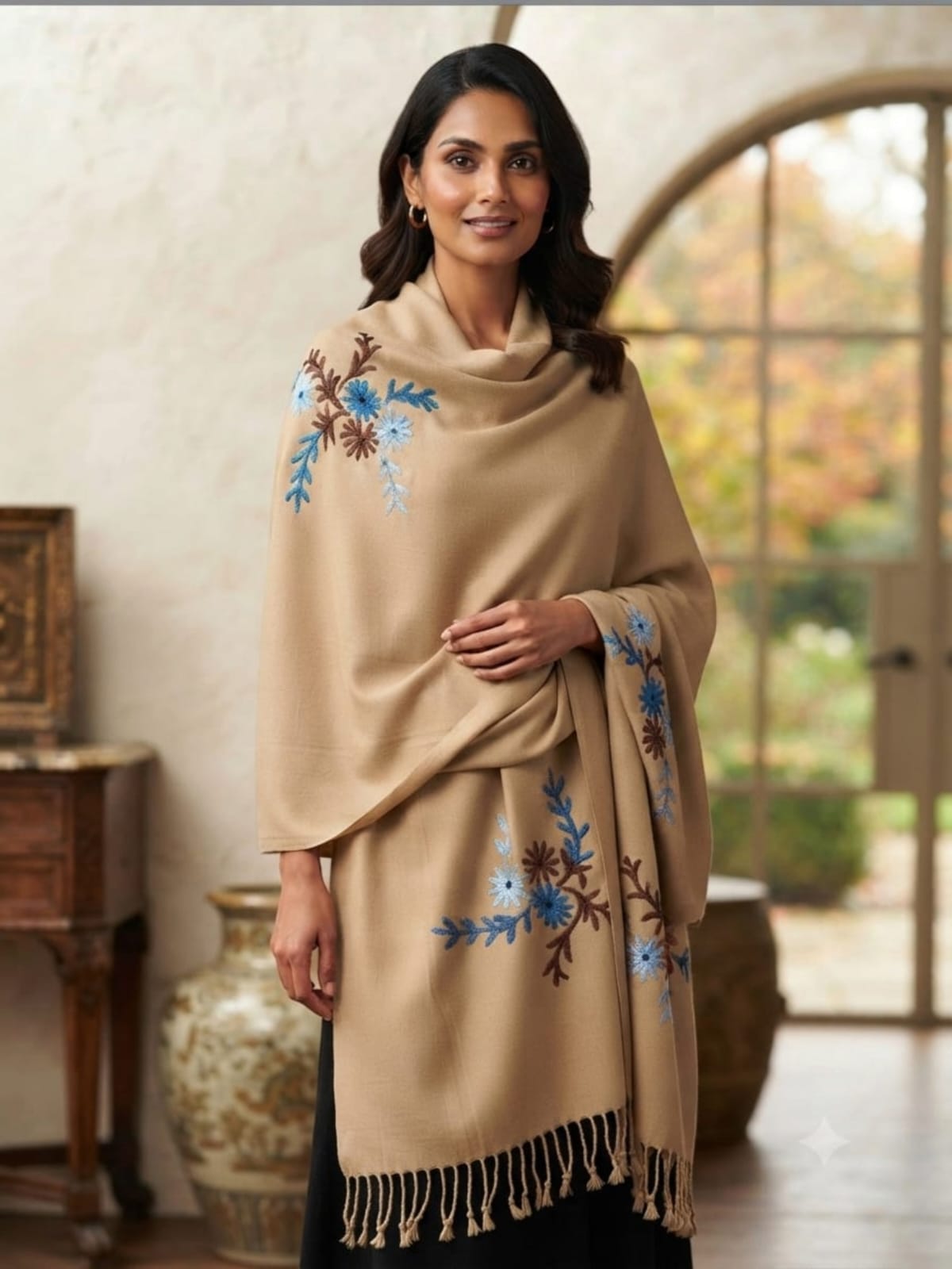 Pashmina wool Camel