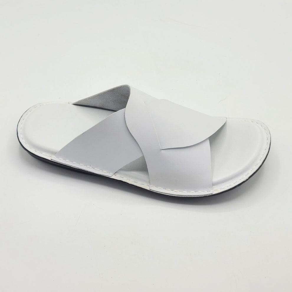 Handmade Slippers white ( Soft)