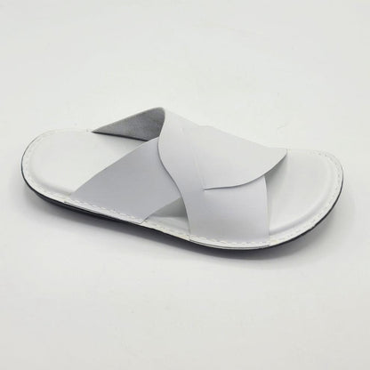 Handmade Slippers white ( Soft)