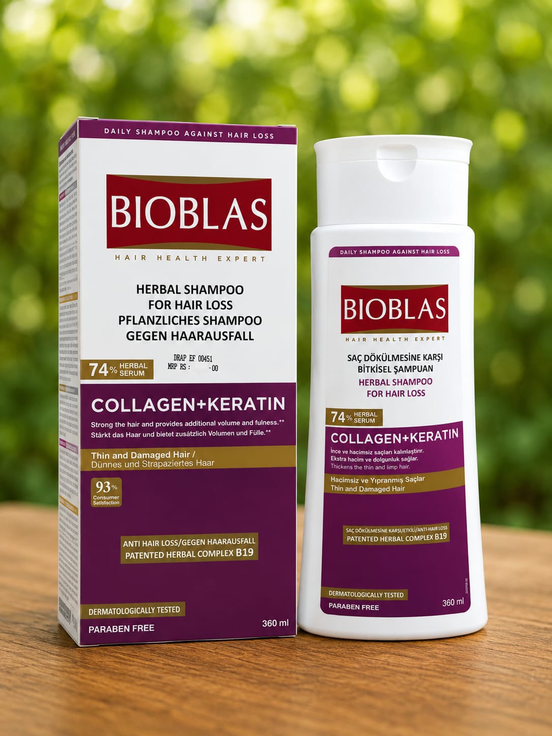 BIOBLAS (collagen+keratin) shampoo