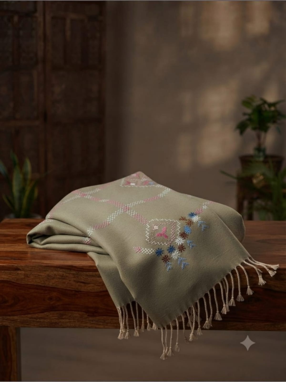 Pashmina wool Gray (Code 01)